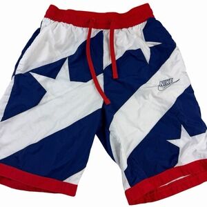 Nike Dry Shorts USA Stars Stripes American 10" Inseam Swim Trunks Men's Sz Small